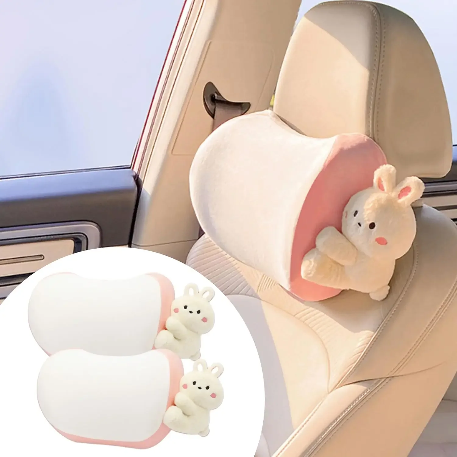 

Car Headrest Neck Pillow - All-Season Universal, Driving Support Cushion, Vehicle Pillow