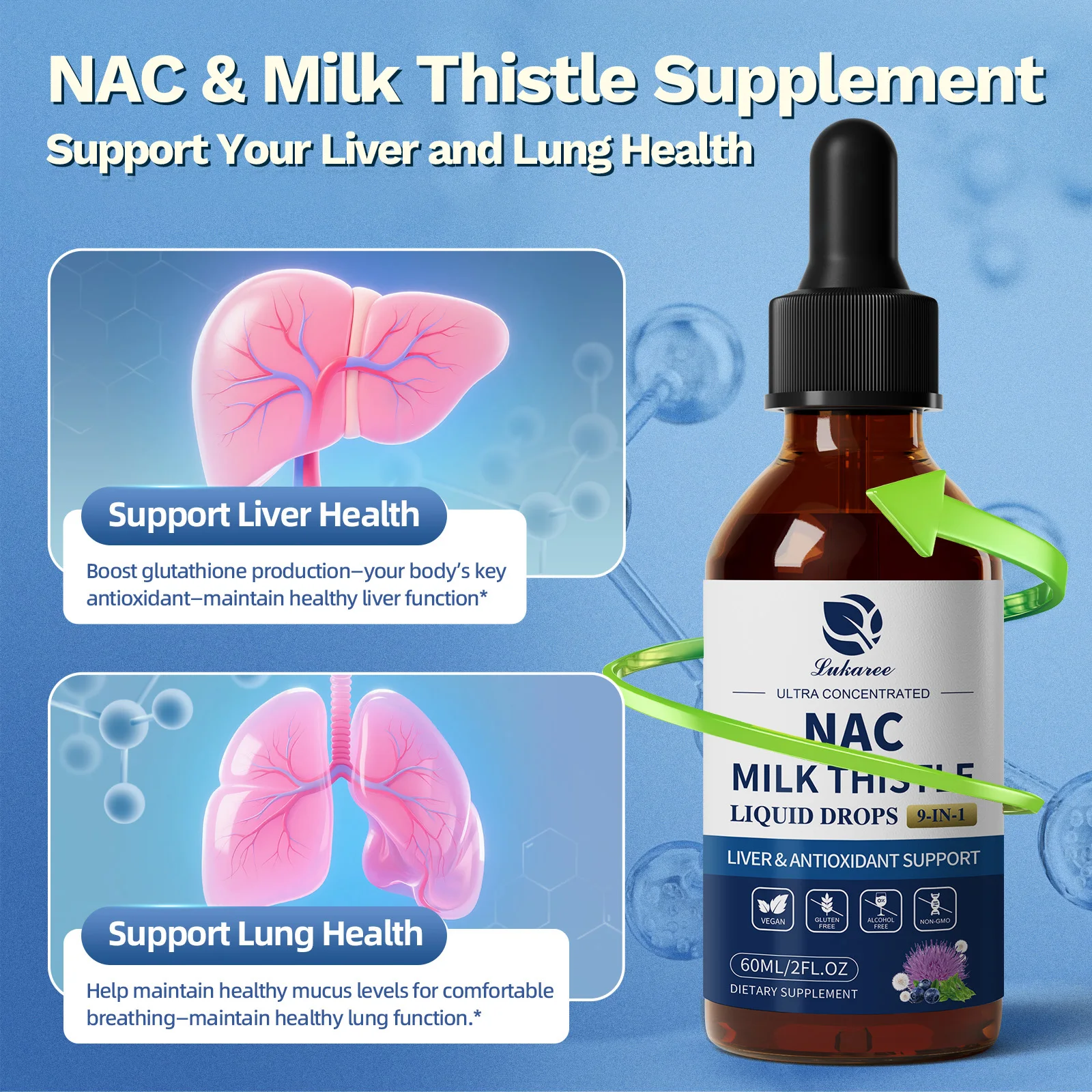 N-Acetyl-L-Cysteine NAC Supple - Nac N Acetyl Cysteine recension och pris