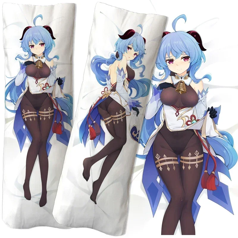 

Наволочка из аниме-игры Genshin Impact Ganyu Dakimakura, наволочка для подушки, обнимающая подушка для тела, привлекательная наволочка для кровати