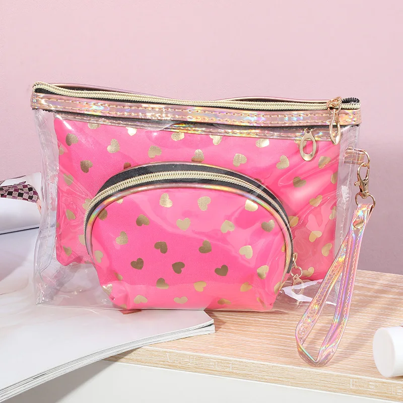 Custodie per Organizer per trucco per ragazze all\'aperto portatili borsa per cosmetici da donna custodia per trucco impermeabile per donna