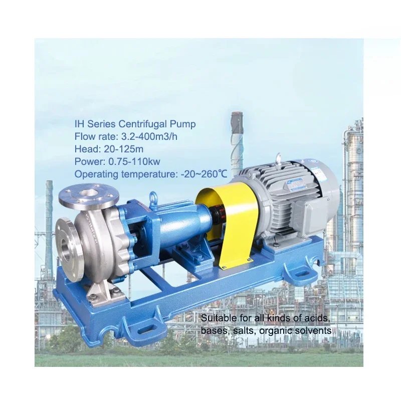 

Large Flow 3.2-400m3/h Centrifugal Pump Stainless Steel Chemical