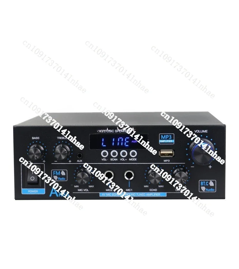 

Flash Drive Amplifier Two-channel Power Amplifier AK-55 Digital and Bluetooth USB