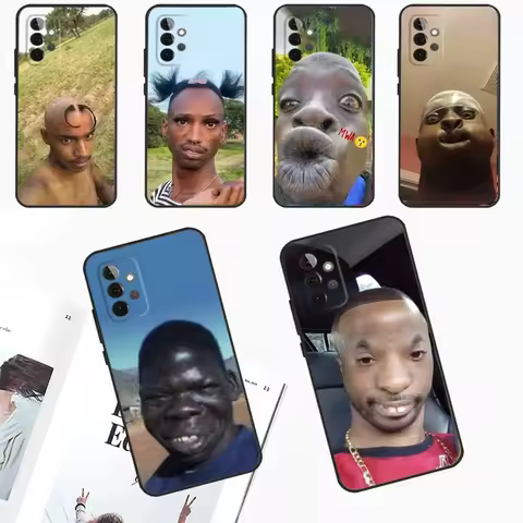 Cool Ugly Man Phone Case For Samsung Galaxy A13,A21s,A22,A31,A32,A52,A53,A71,A80,A91 Soft Black Phone Cover