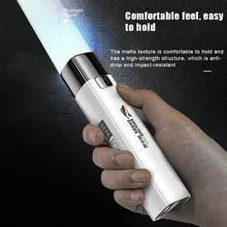 Mini Portable Super Bright LED Flashlight Household Long Range Outdoor Waterproof Lighting Strong Light Small White Flash Light