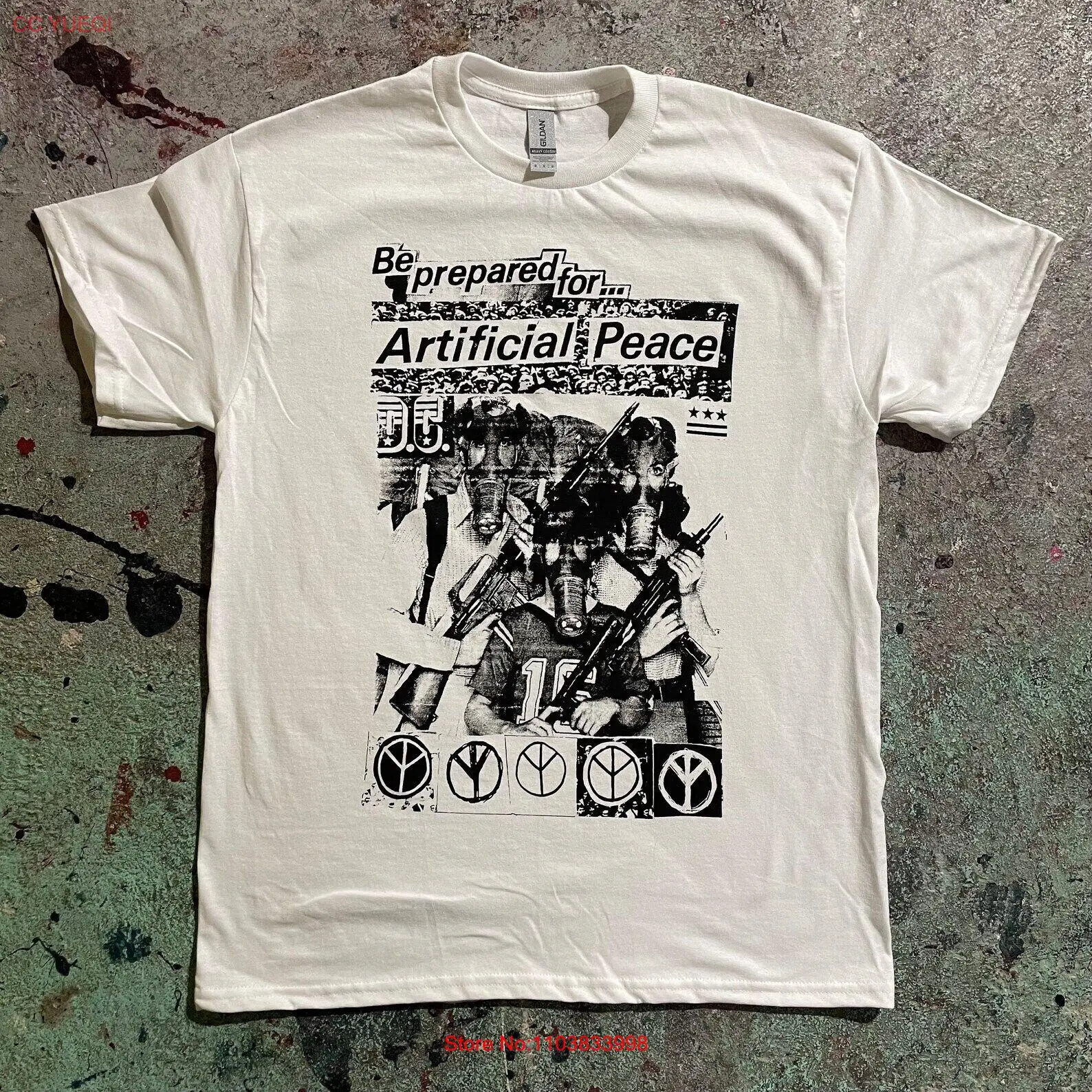 Artificial Peace Shirt S-2X Unisex (Screen Printed)