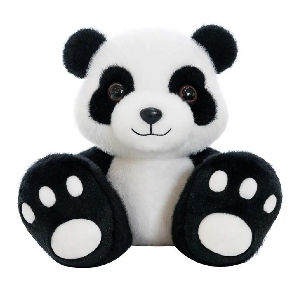 Zittend dier pluche panda dieren gevulde pop wasbeer koala dieren knuffel cartoon zachte kikker pluche pop vrienden