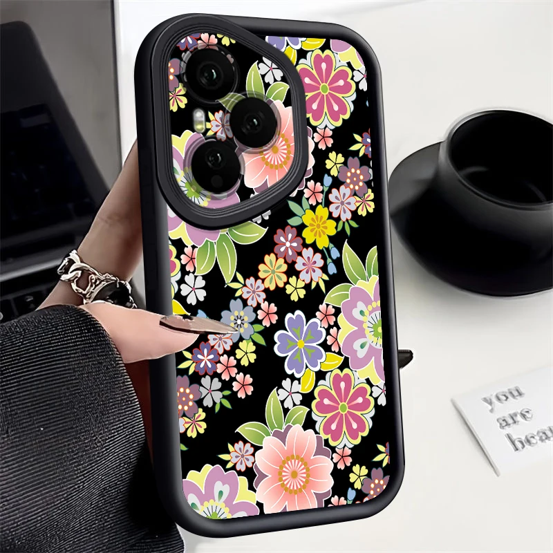 Small Flowers Pattern Phone Case For Honor 400 200 Pro Magic7 Lite X8c X9c Smart X6a X6b X6c Shockproof Soft TPU Silicone Cover