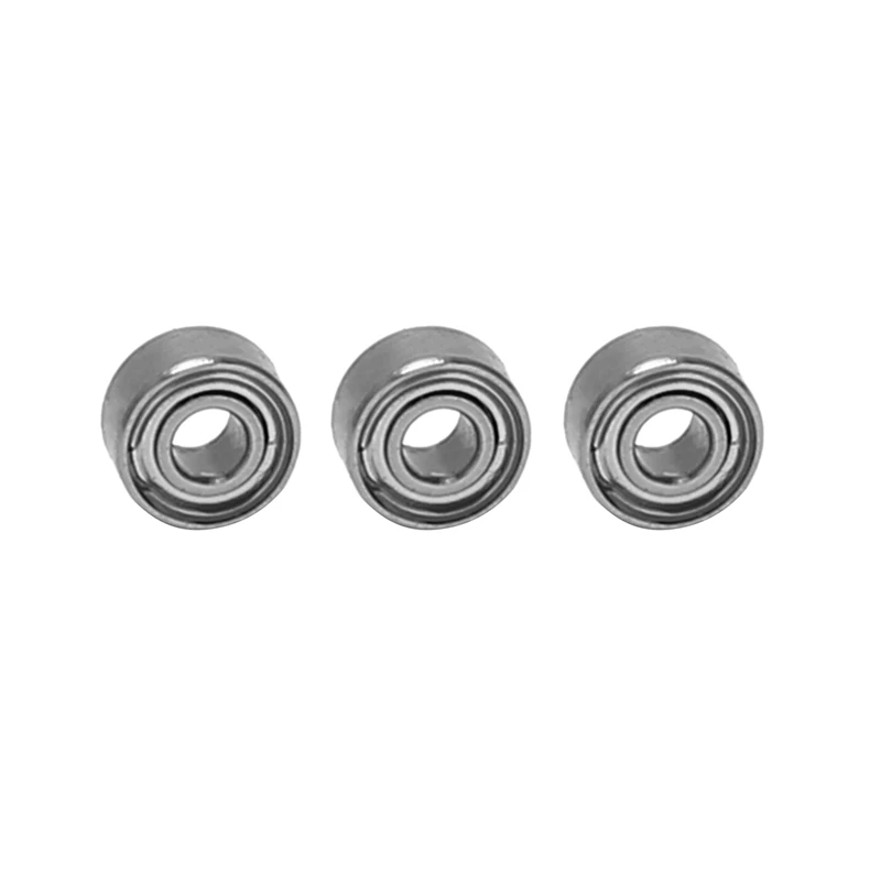 100Pcs Miniature Sealed Metal Shielded Metric Radial Ball Bearing Model: MR52-ZZ 2X5X2.5Mm