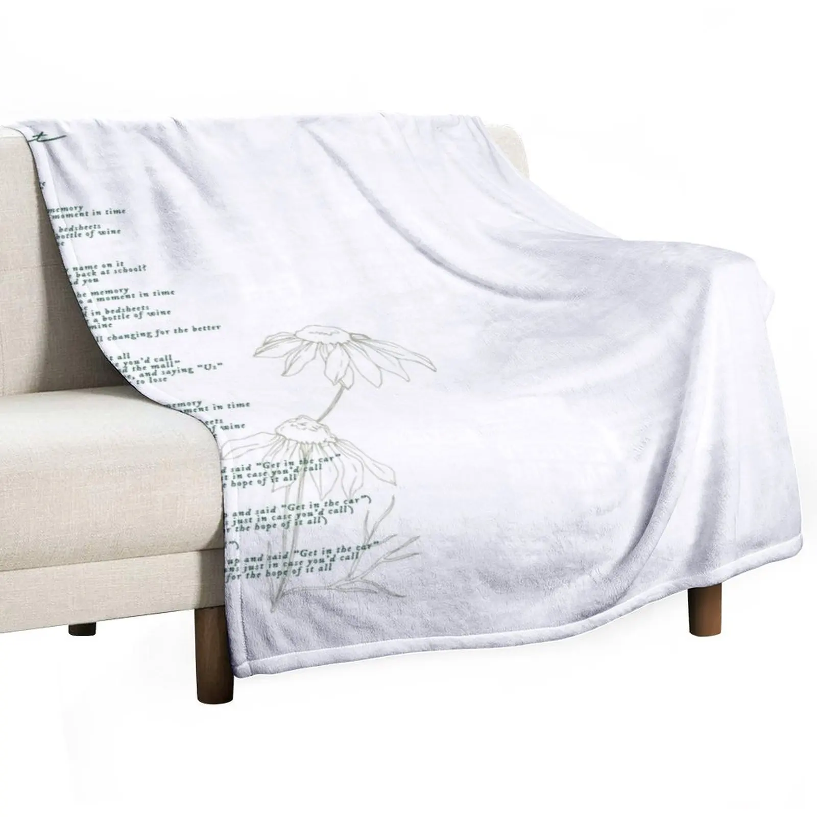 august lyric Throw Blanket Soft heavy to sleep Blankets