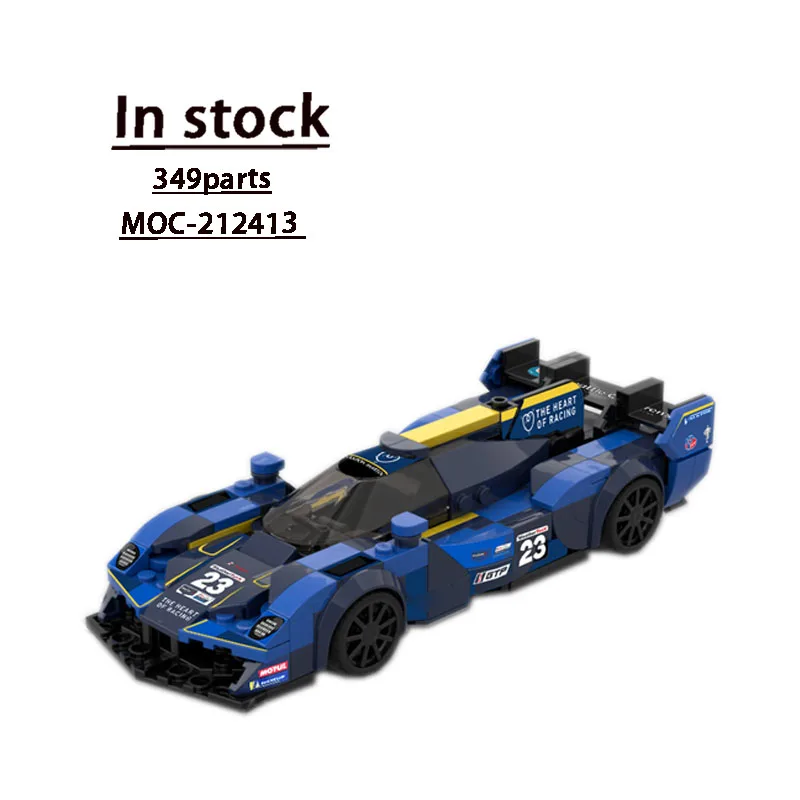 

MOC-212413 Classic Supercar Racing Building Block Model 349 PartsMOC Creative Boy Kids Birthday Building Blocks Toy Gift