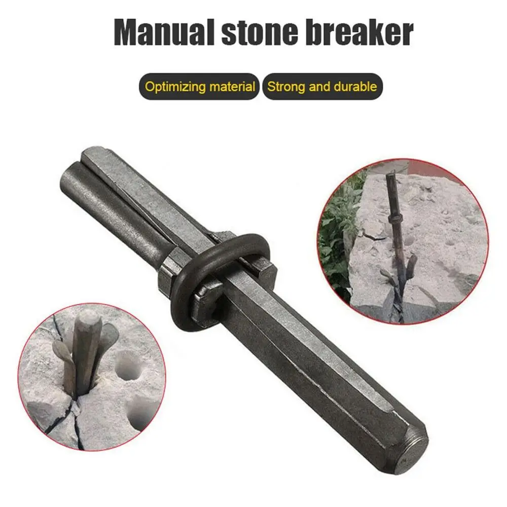 Marble Hard Stone Granite Concrete Rock Splitter Hand Tool Stone Rock Separating Stone Wedge