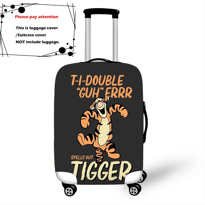 The Tigger Movie-funda protectora elástica para equipaje, Maleta de carro, bolsa antipolvo, accesorios de viaje de dibujos animados