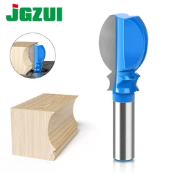 1pc 12mm 1/2in Shank Special Architectural Handrail Molding Router Bit Woodworking Cutter Milling For Wood Bit Face Mill