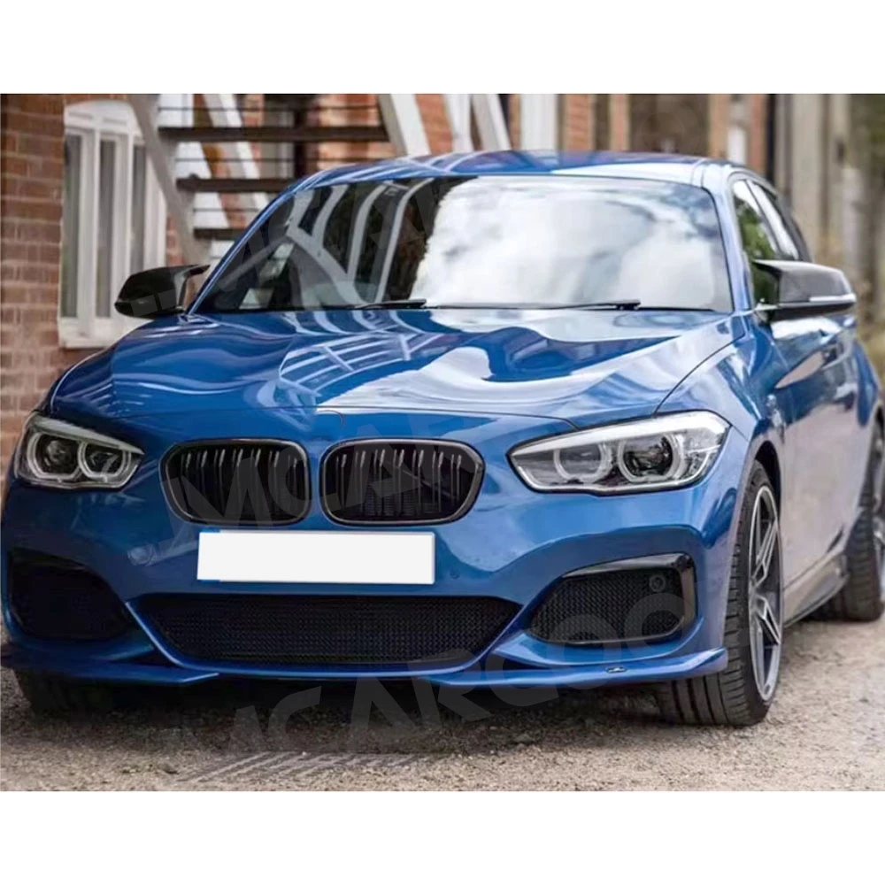 Gloss Black  Car Front Bumper Grilles Cars Accessories For BMW 1 Serise F20 M Sport 2012-2014