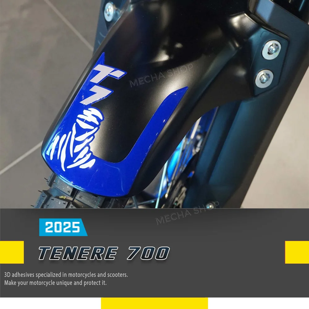 

Motorcycle Front Fender Protection Waterproof Scratch 3D Gel Stickers For Tenere 700 Accessories 2025 T700