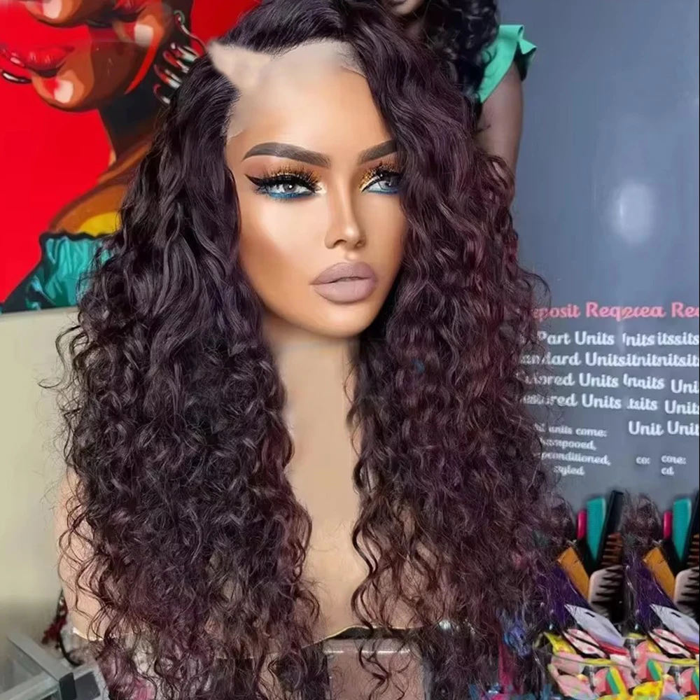 

Side Part Body Wave Highlight Brown Bayalage Warm Blonde Remy 100% Human Hair 1x4 Size U Part Wigs for Black Women Natural Hair