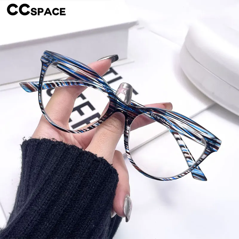 54547 New Anti Blue Light Eyeglasses Cat Eye Women's Transparent Glasses Customized prescription glasses