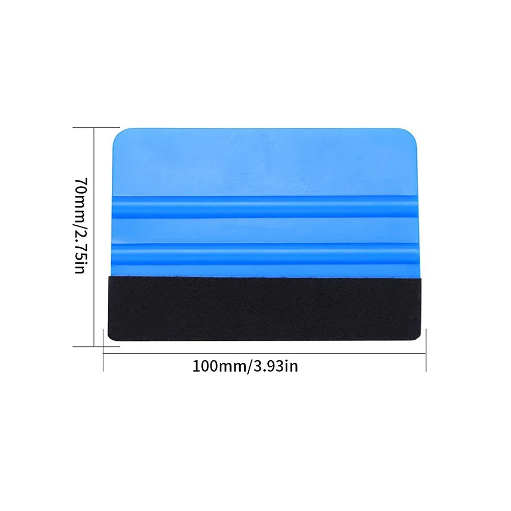 2/5/10PCS Car Scraper Styling Vinyl Carbon Fiber Window Remover Cleaning Squeegee Wash with Felt Squeegee Tool Film Wrapping