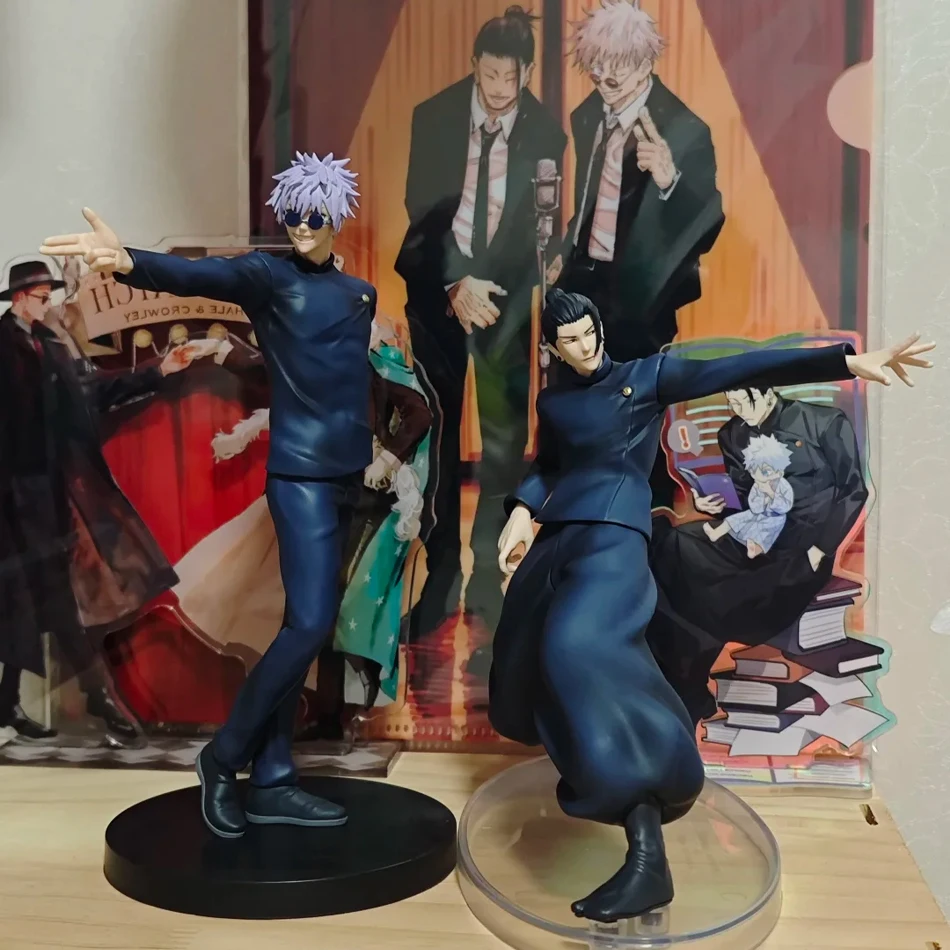 19 cm Jujutsu Kaisen Anime Figur Gojo Satoru Anime Statue PVC Action Figure Sammlung Modell Spielzeug kinder Ornament Puppe