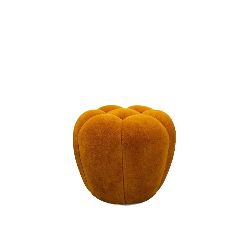 

Light luxury honeycomb bubble sofa footstool designer creative shoe changing stool cloakroom