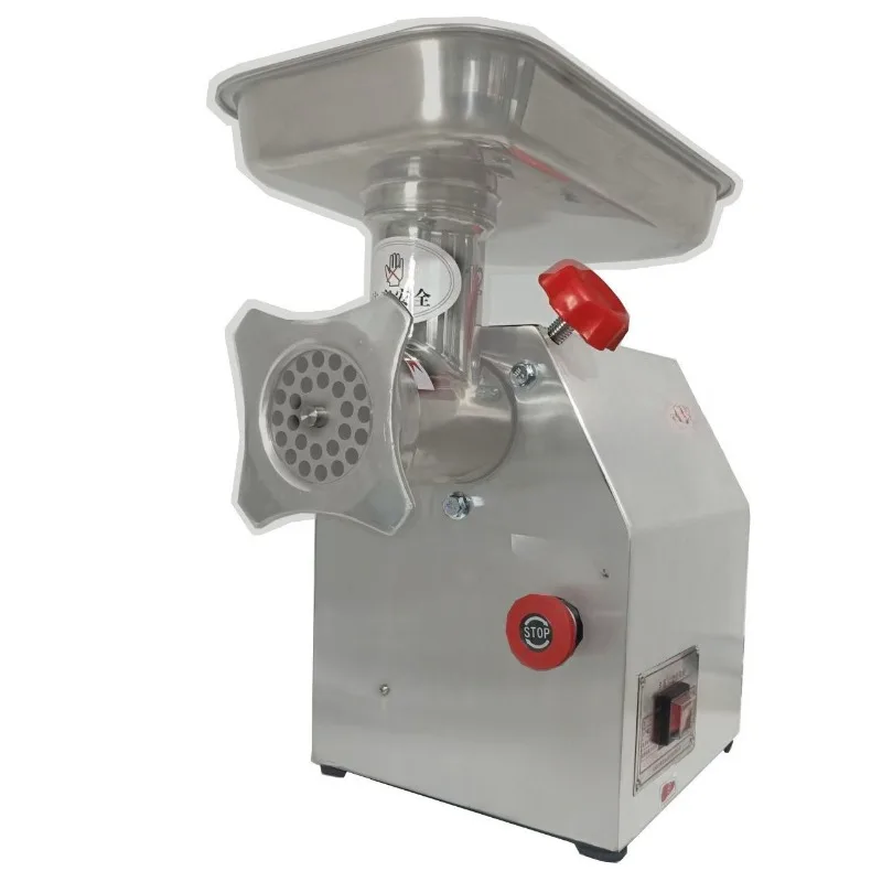 Electric meat grinder, stainless steel four-knife head, high-power household