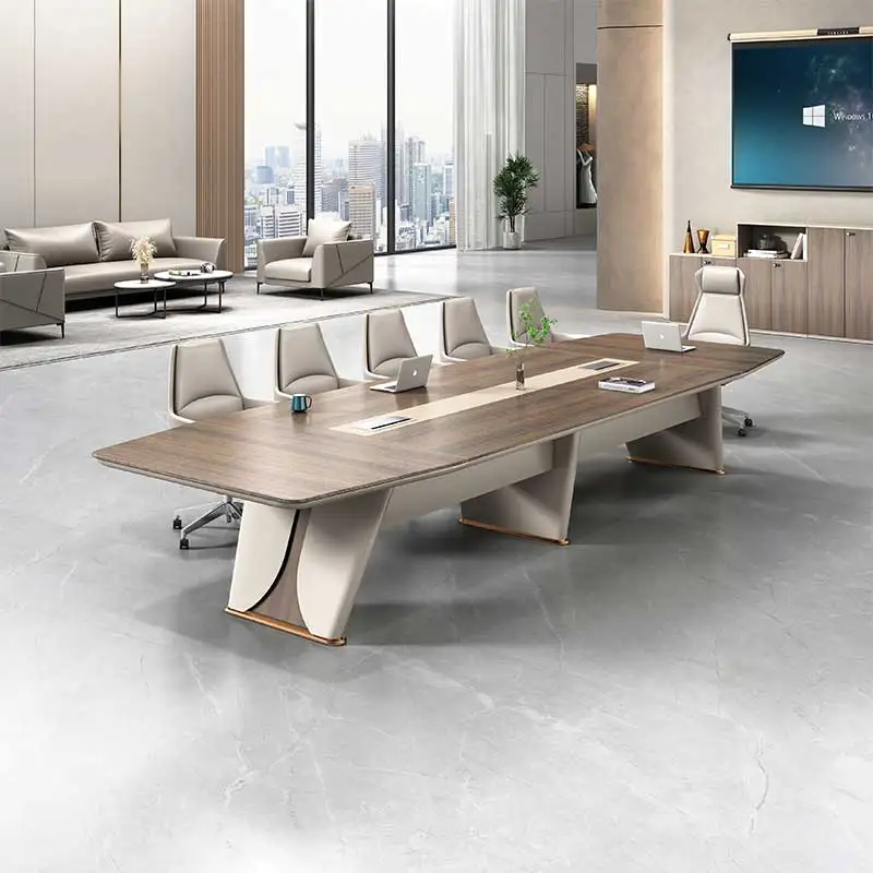 Classic Modern Wooden Office Desk Conference Room Table Meeting Table Boardroom Table Factory