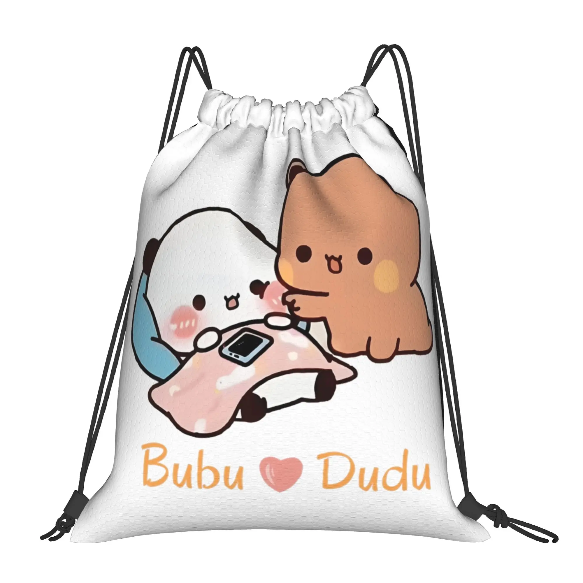 

Рюкзак-мешок Bubu Dudu Cozy Time: уют и любовь, водонепроницаемый, для спортзала и бега