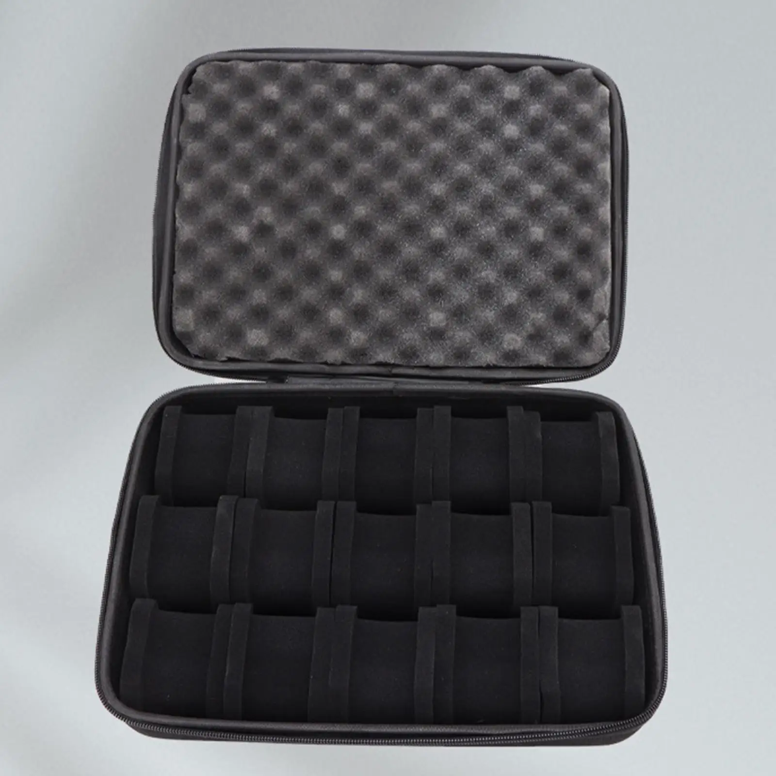 Watch Storage Box Zippered Wristwatch Holder for Home Business