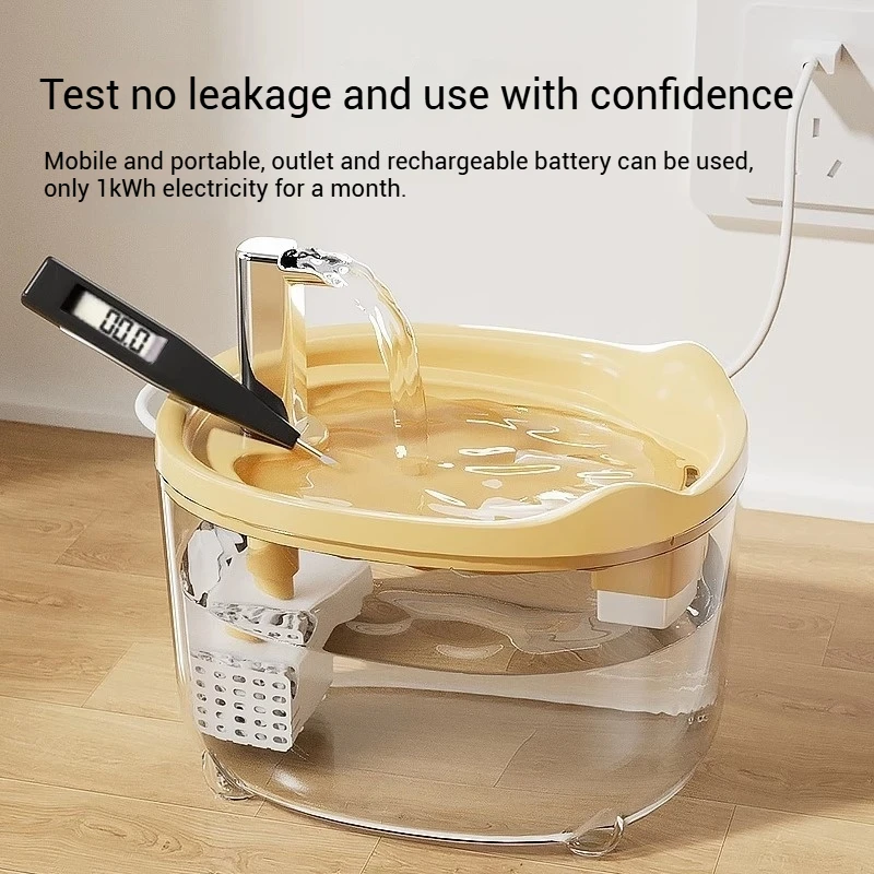 

Cat Automatic Water Dispenser Feeder Kitty Water Dispenser Automatic Recirculating Dog Drinker Flow Machine Pet Supplies