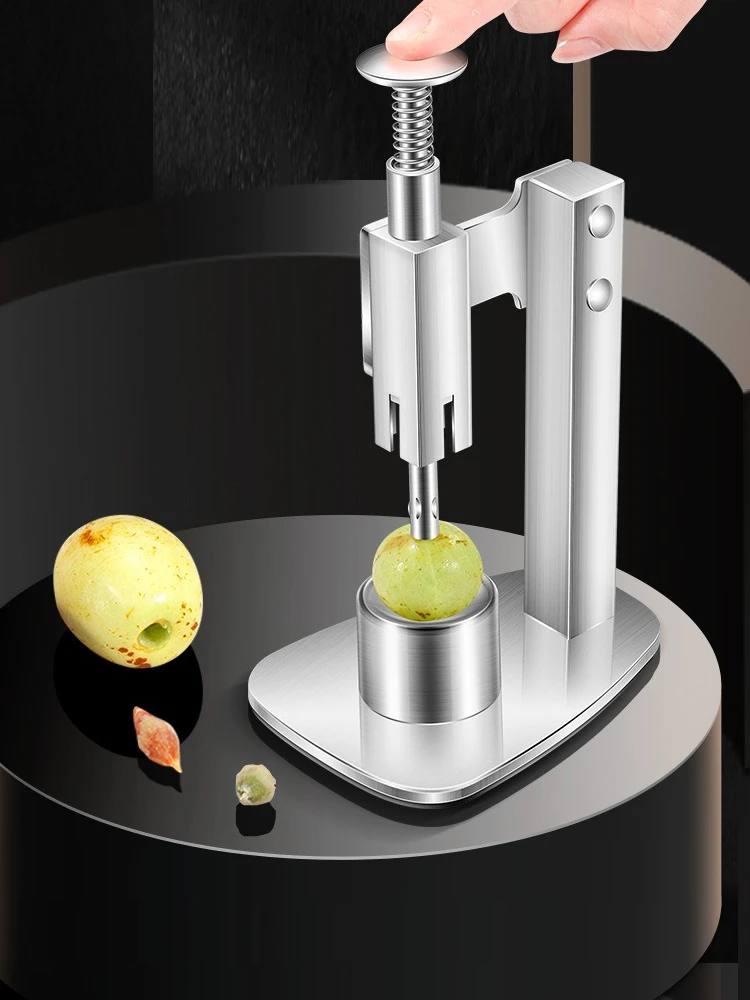 Stainless Steel Red Dates Corer Manual Jujube Pitter Cherry Olive Fruit Core Remover Seed Push Out Tools Kitchen Accessories