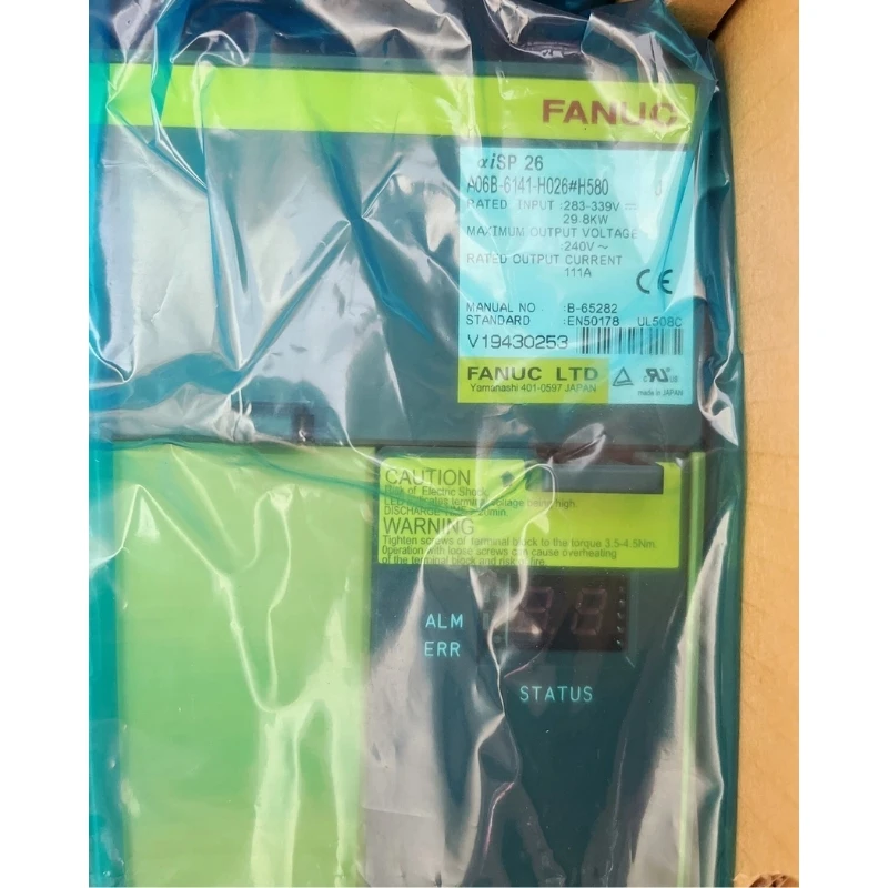 

Fanuc A06B-6141-H026 # Сервоусилитель H580 протестирован, исправен, в наличии.