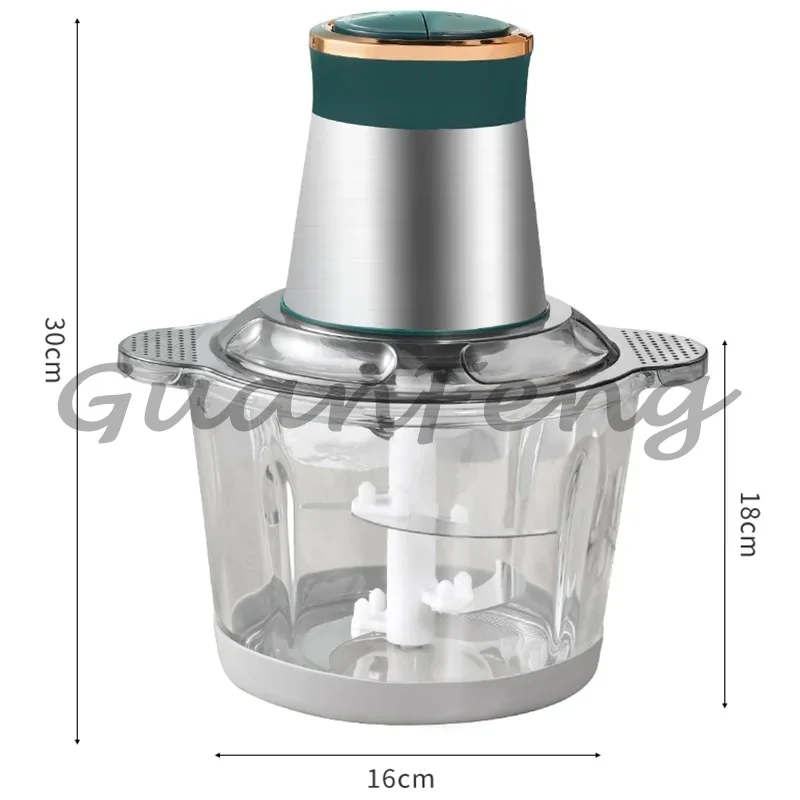 Household Electric Shredder Multifunctional Fruit Vegetable Chopper Meat Grinder Garlic Peeler