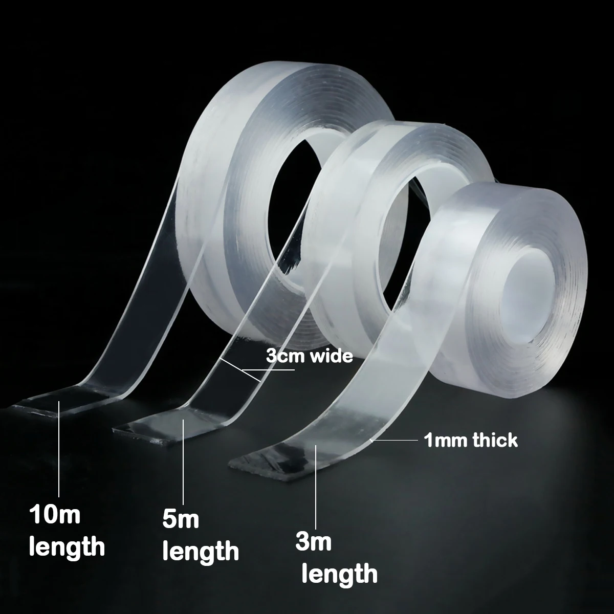 Adhesive Nano Tape Double-Sided   Traceless Waterproof Tape For Bathroom Kitchen Sink Tap Gel Sticker 1m/3m/5m/10m image 6