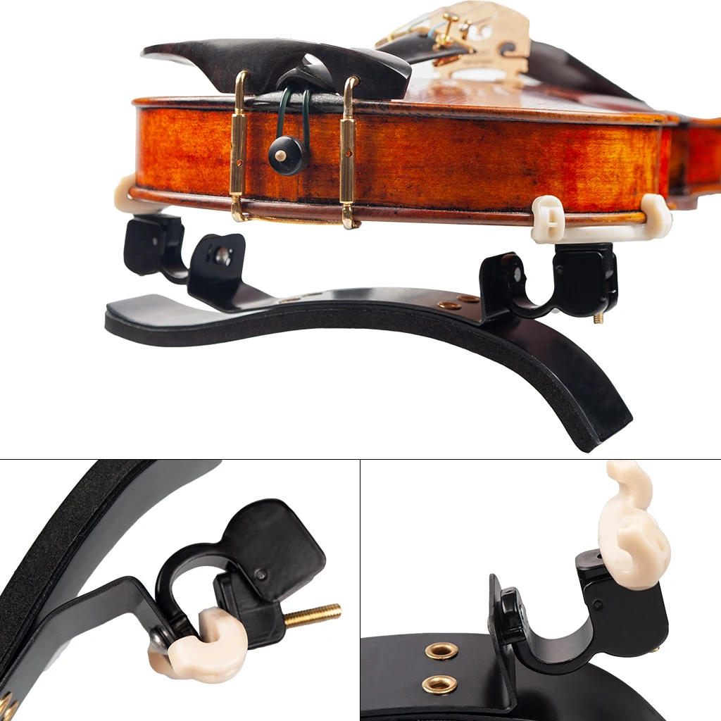 

Adjustable 4/4 3/4 & 1/2 1/4 & 1/8 Violin Shoulder Rest Soft Sponge For Electric Fiddle Pad German Style Violinist Orchestra