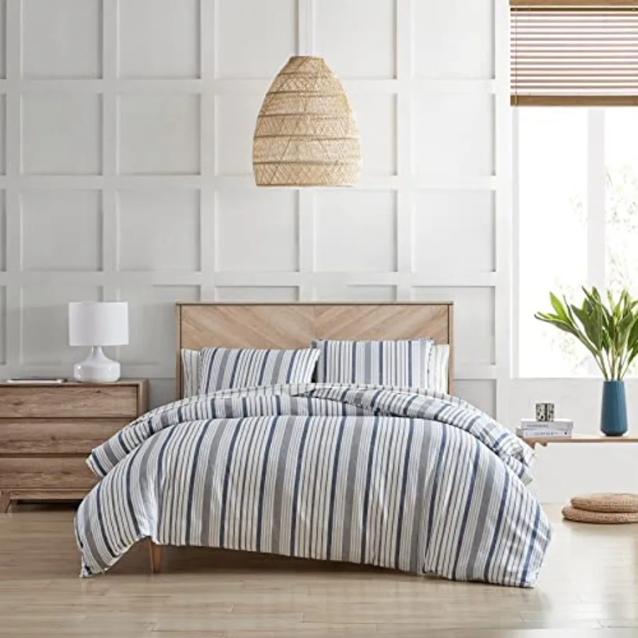 

Duvet Cover Set Cotton Sateen Bedding with Matching Shams Elegant Bedding Set Conrad Grey