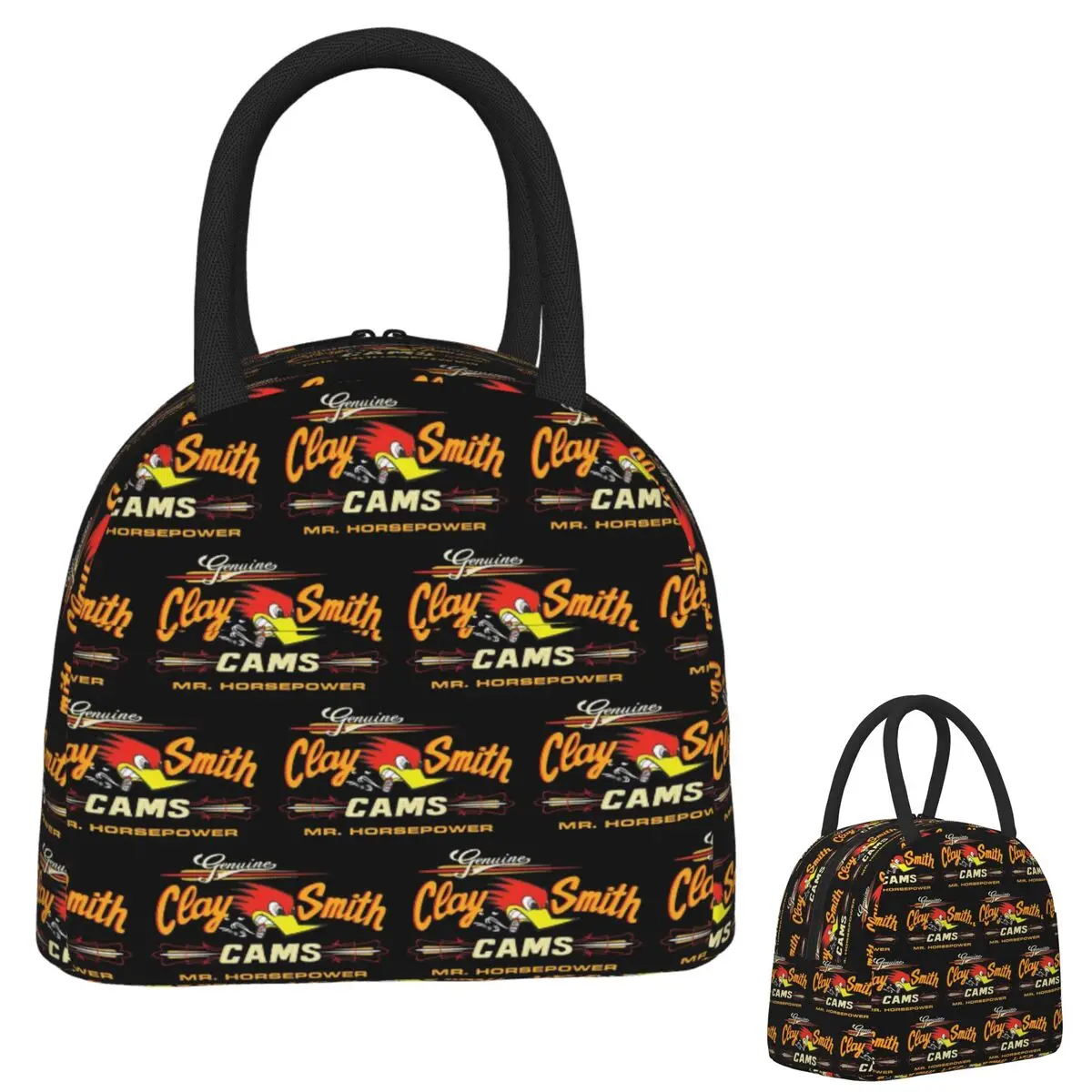 

Made In The USA Street Mr.Horsepower Clay Smith Cams Lunch Bags Insulated Bento Box Portable Lunch Tote Picnic Bags Thermal Bag