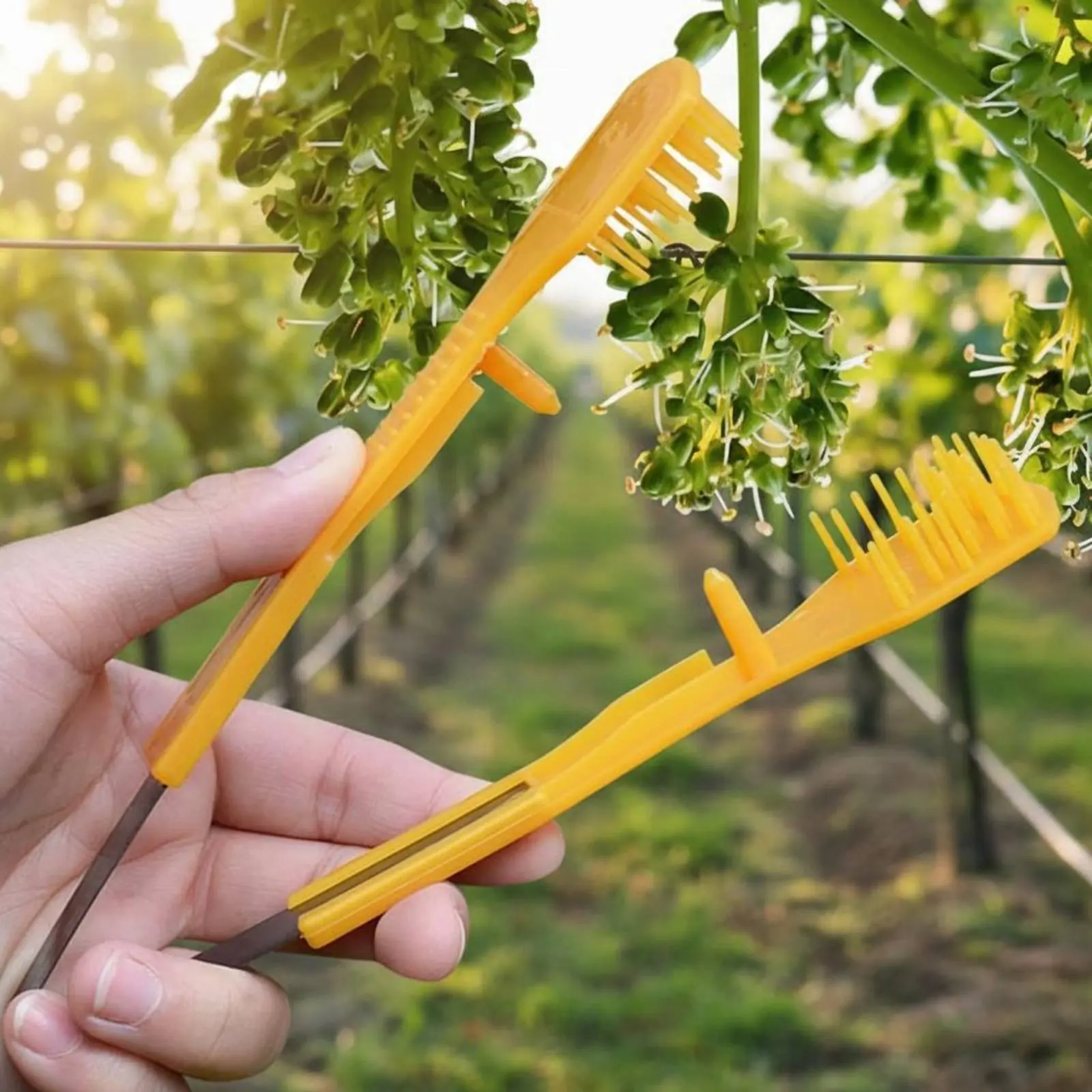 Fruit Flower Thinning Clasp Portable Fruit Flower Pruner Agricultural Tool Long-Lasting Gentle on Fruit for Gardeners
