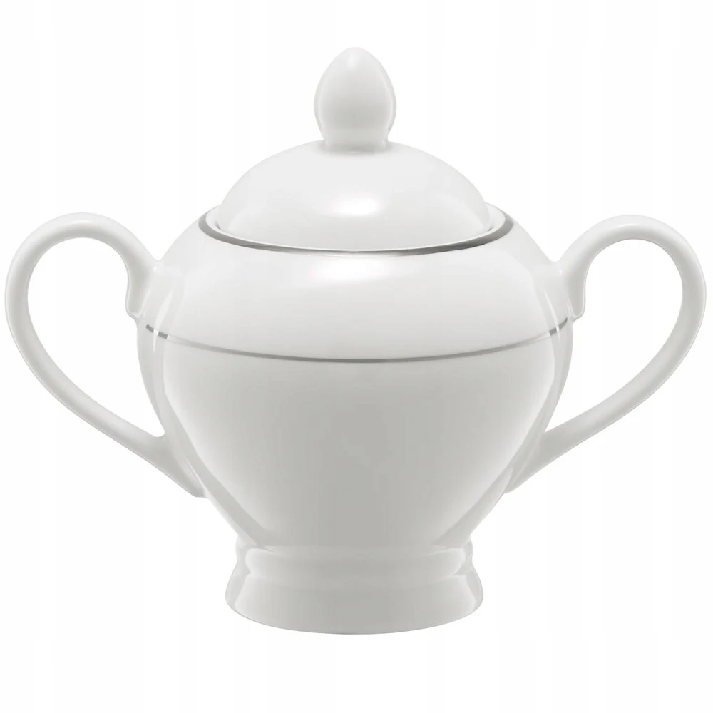 Confiserie Ambition avec couvercle en porcelaine blanche 300 ml