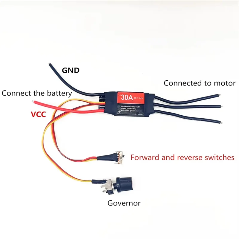 B49C 2-6S ESC Self Starting Brushless Electric Regulation Speed Controller For DIY Fan
