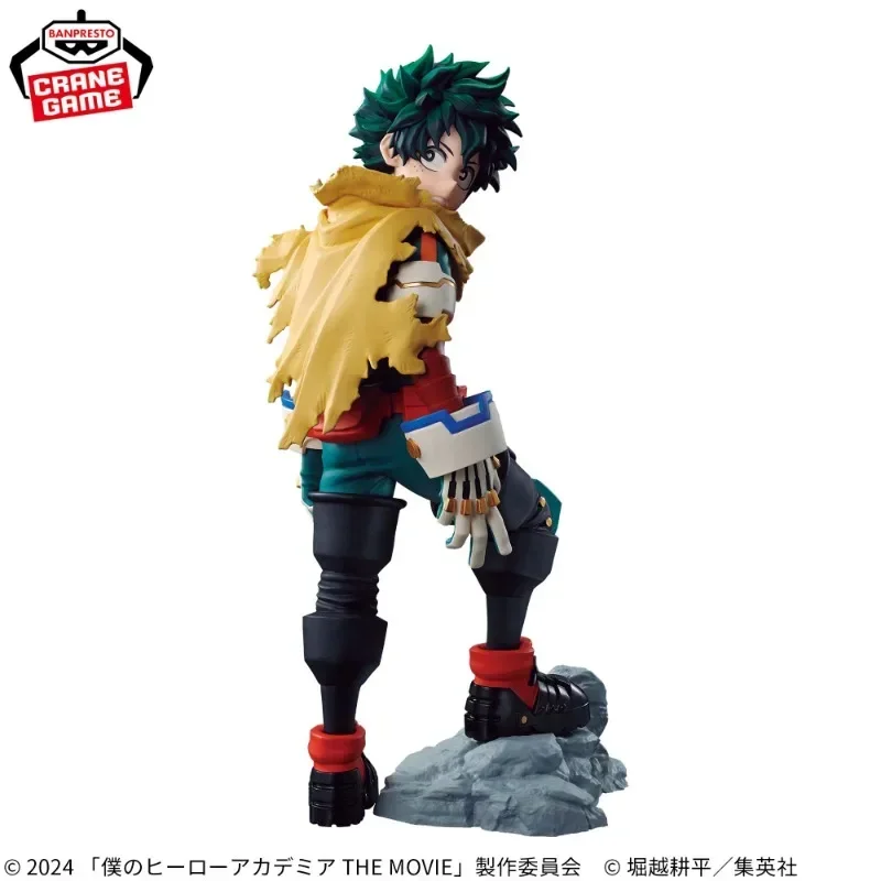 In Stock BANDAI Original BANPRESTO Anime My Hero Academia THE MOVIE Izuku Midoriya PVC Action Figure Collection Model Toys Gifts