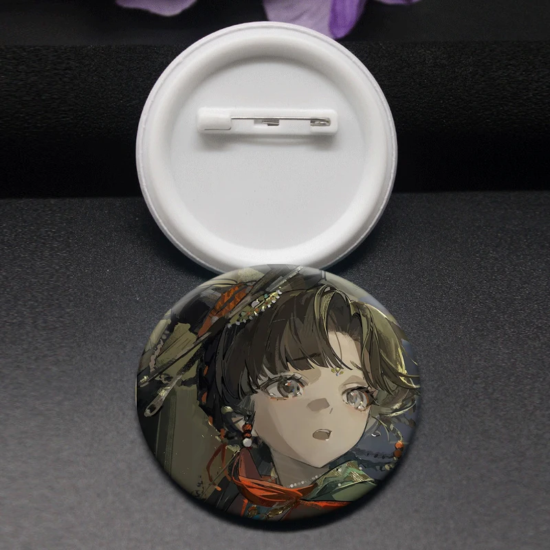 Game Anime Reverse 1999 Pins Sonetto Lilya Vertin Cartoon Brooches Backpack Cothes Accessories Decoration Round Display Badge