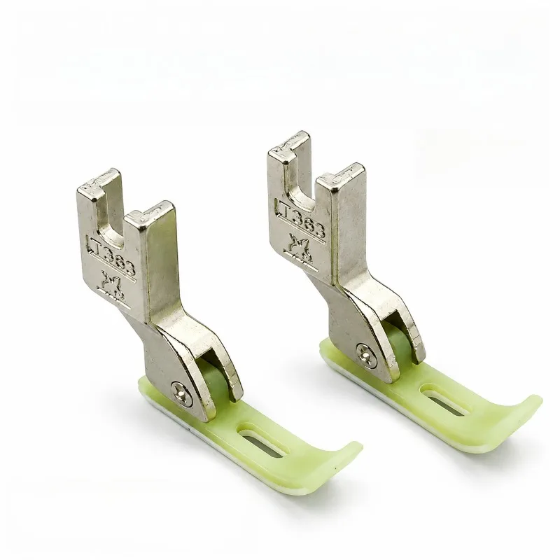 HENVOR T363 0.3 Narrow Zipper Plastic Presser Foot for Industrial Flatbed Sewing Machine, Replacement Sewing Accessory