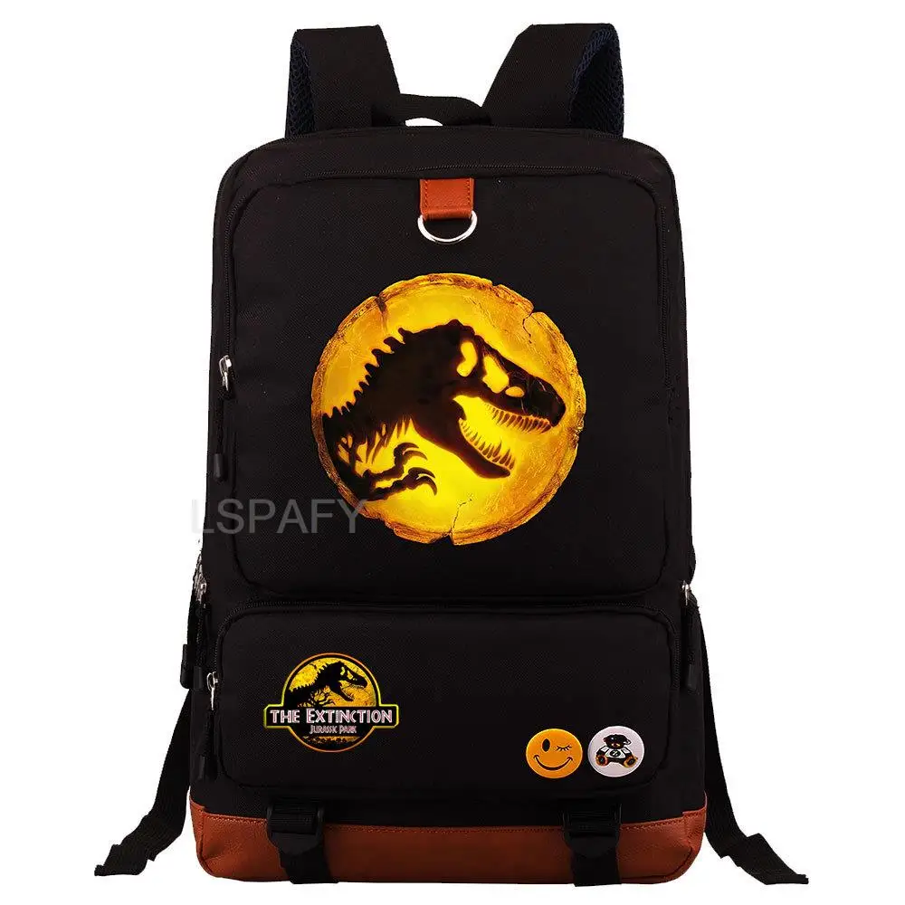 Jurassic World Backpacks 3D Print Boys Girls Teenager School Bags Oxford Waterproof Unisex Travel Mochilas 18 inch