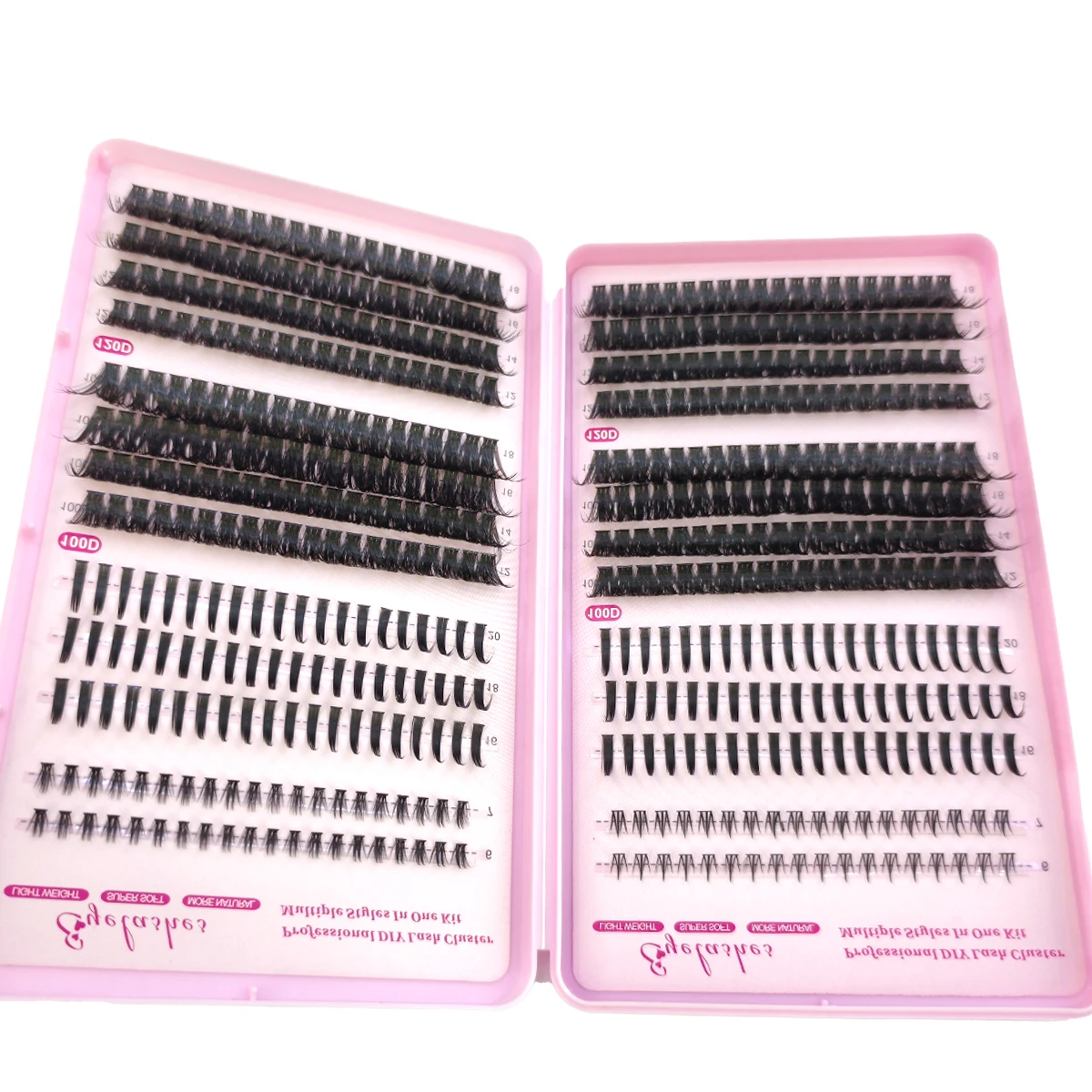 لتقوم بها بنفسك لاش تمديد لاش مجموعات الرموش المتفجرة الفردية مع السندات ومزيل الختم الملقط لاش فرشاة للتطبيق الذاتي