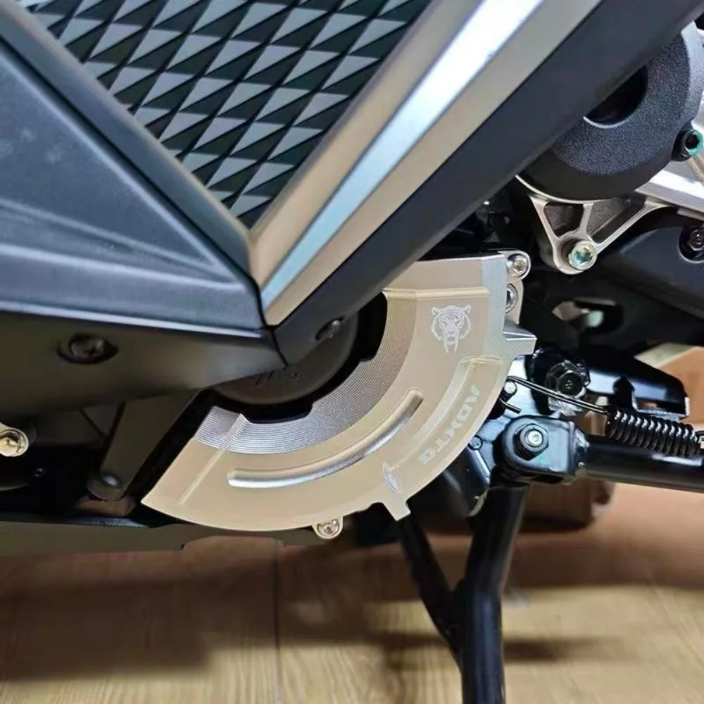 For SYM ADXTG 400 special modification accessory CNC aluminum engine guard cover Engine guard cover Simple bolt-on installation