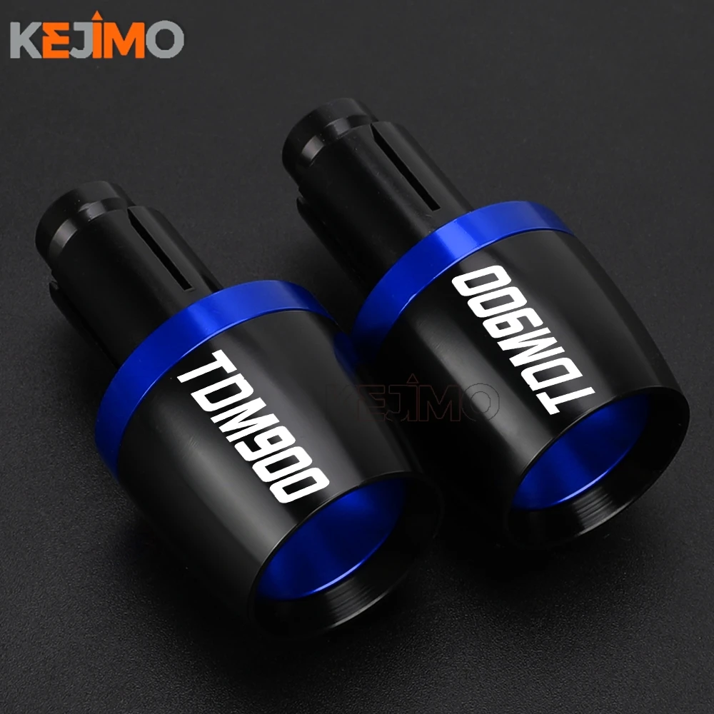 دراجة نارية 7/8 "22 مللي متر المقود القبضات نهاية مقود غطاء ينتهي المقابس لياماها TDM900 TDM 900 2004-2014 2025 2024 2023 2022 2021