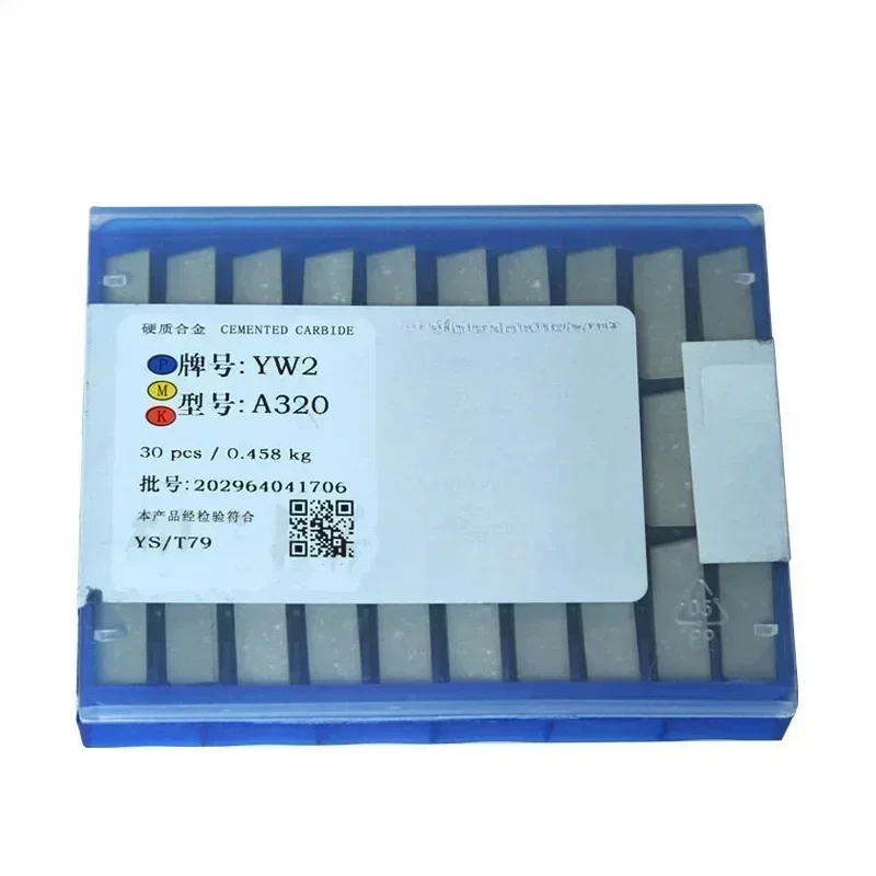 30pcs Carbide Turning Inserts YT15/YT14/YG6/YG8 - CNC Cutting & Welding Tool Blades