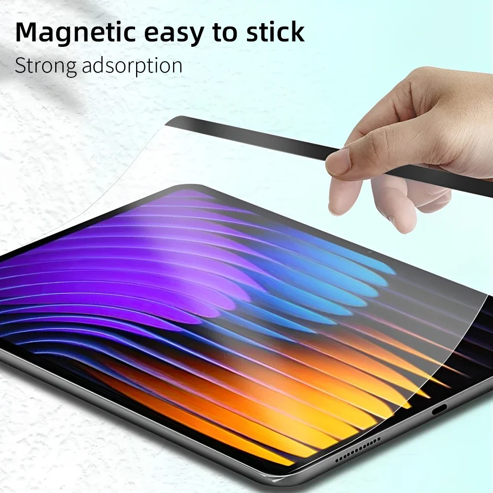 Para xiaomi pad 6 protector de pantalla magnético para xiaomi pad 7 7 Pro 11,2 pulgadas Mi Pad 5 5 Pro 6 Pro 11 pulgadas película de escritura mate