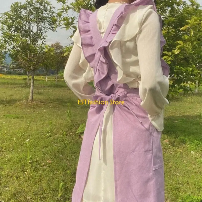 y5gc-women-baking-apron-with-pocket-cooking-apron-plain-work-apron-pinafore-dress-serving-apron-for-kitchen-cafe-restaurant