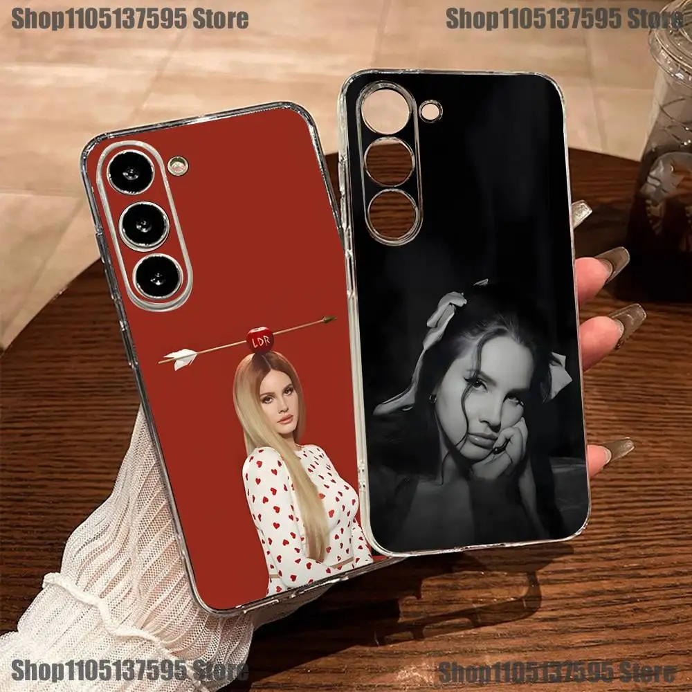 

Singer L-Lana Del R-Rey-S Phone Case For Samsung S30,23,21,22,20, FE lite,S10,9,8,7 PIus Note20ultra Soft Transparent